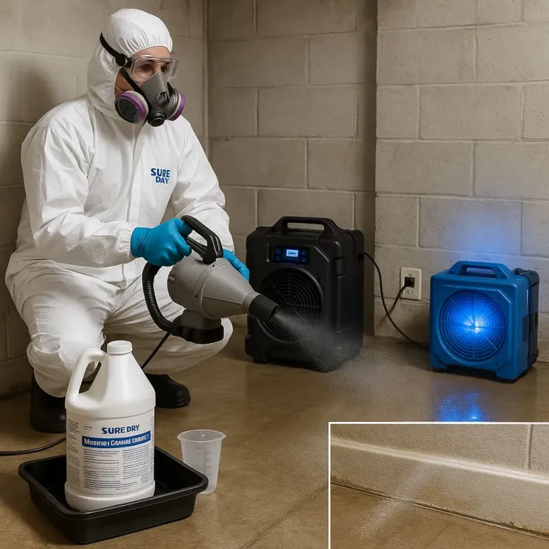 Sanitization and Odor Removal process in Delafield, WI